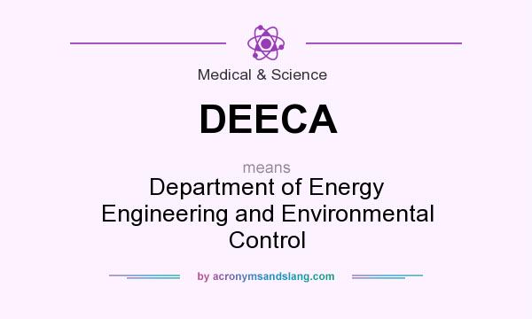 What does DEECA mean? It stands for Department of Energy Engineering and Environmental Control