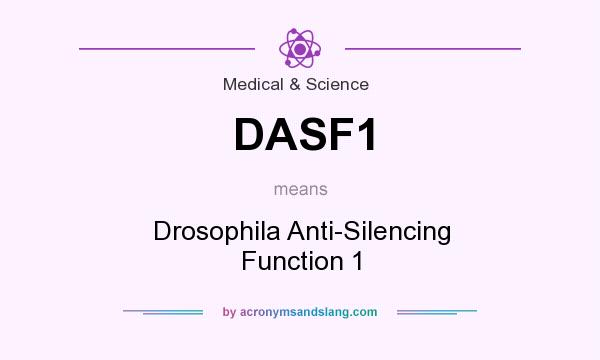 What does DASF1 mean? It stands for Drosophila Anti-Silencing Function 1