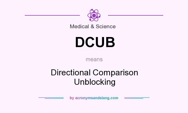 What does DCUB mean? It stands for Directional Comparison Unblocking