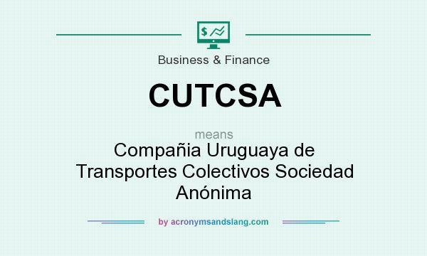 What does CUTCSA mean? It stands for Compañia Uruguaya de Transportes Colectivos Sociedad Anónima