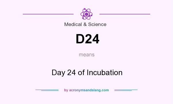 What does D24 mean? It stands for Day 24 of Incubation