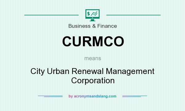 What does CURMCO mean? It stands for City Urban Renewal Management Corporation