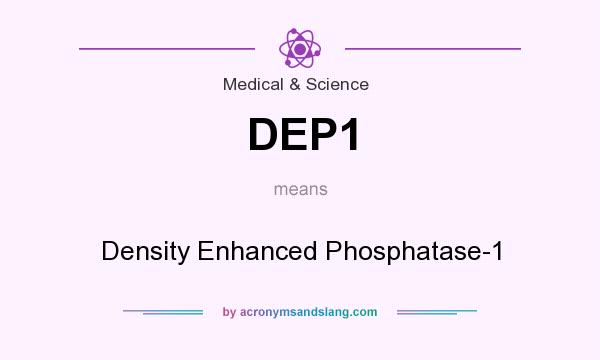What does DEP1 mean? It stands for Density Enhanced Phosphatase-1