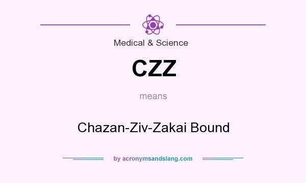 What does CZZ mean? It stands for Chazan-Ziv-Zakai Bound