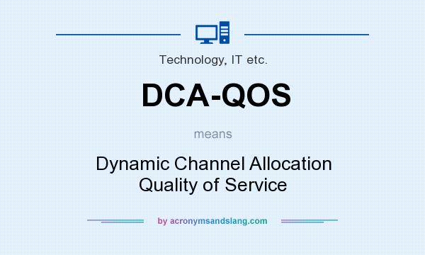 What does DCA-QOS mean? It stands for Dynamic Channel Allocation Quality of Service