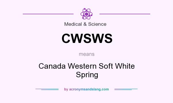 What does CWSWS mean? It stands for Canada Western Soft White Spring