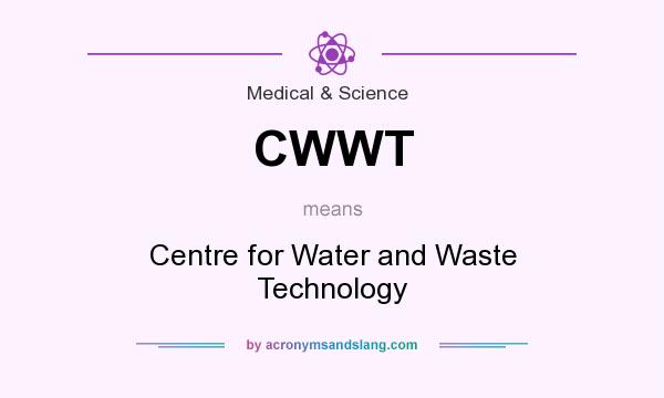 What does CWWT mean? It stands for Centre for Water and Waste Technology