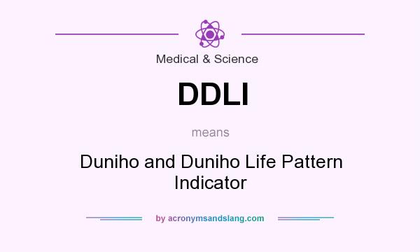 What does DDLI mean? It stands for Duniho and Duniho Life Pattern Indicator