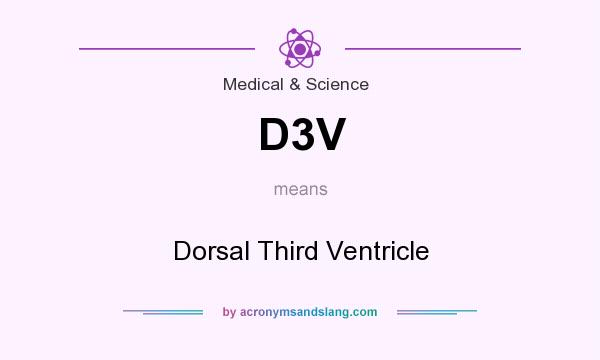 What does D3V mean? It stands for Dorsal Third Ventricle