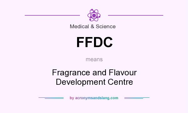 What does FFDC mean? It stands for Fragrance and Flavour Development Centre