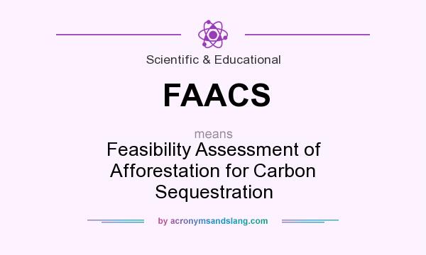 What does FAACS mean? It stands for Feasibility Assessment of Afforestation for Carbon Sequestration