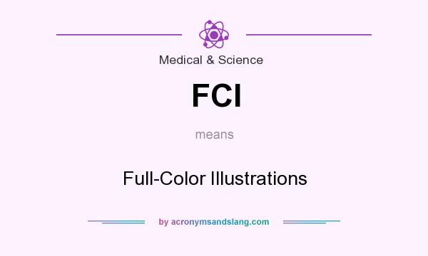 What does FCI mean? It stands for Full-Color Illustrations