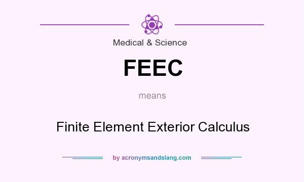 What does FEEC mean? It stands for Finite Element Exterior Calculus