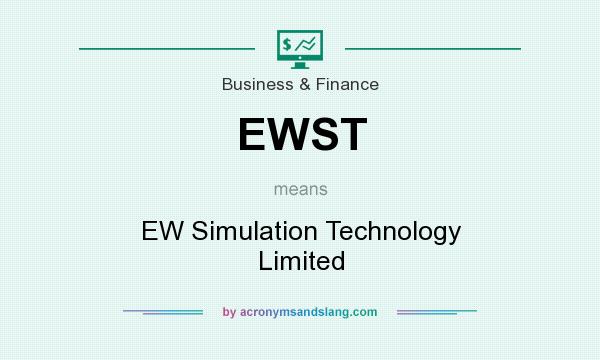 What does EWST mean? It stands for EW Simulation Technology Limited