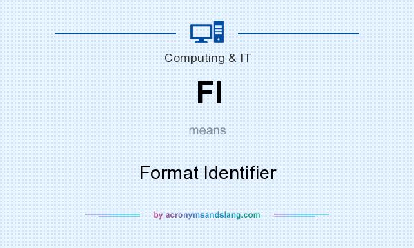 What does FI mean? It stands for Format Identifier