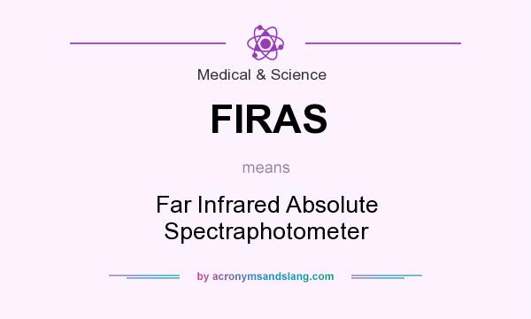 What does FIRAS mean? It stands for Far Infrared Absolute Spectraphotometer