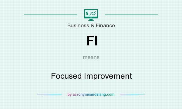 What does FI mean? It stands for Focused Improvement
