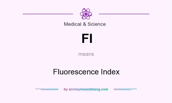 What does FI mean? It stands for Fluorescence Index