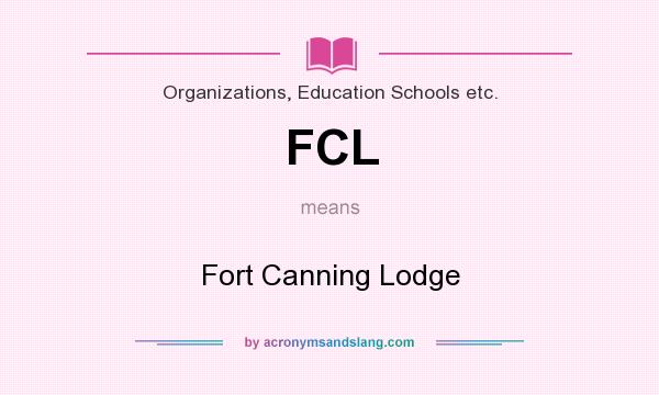 What does FCL mean? It stands for Fort Canning Lodge