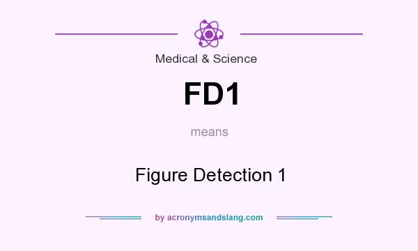 What does FD1 mean? It stands for Figure Detection 1