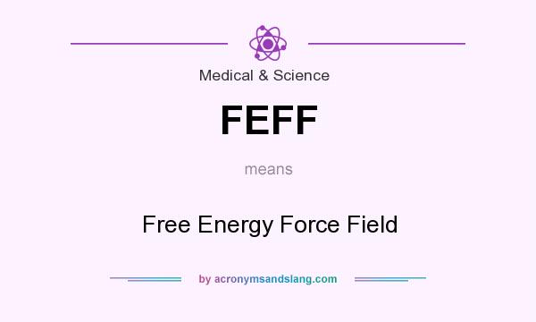 What does FEFF mean? It stands for Free Energy Force Field