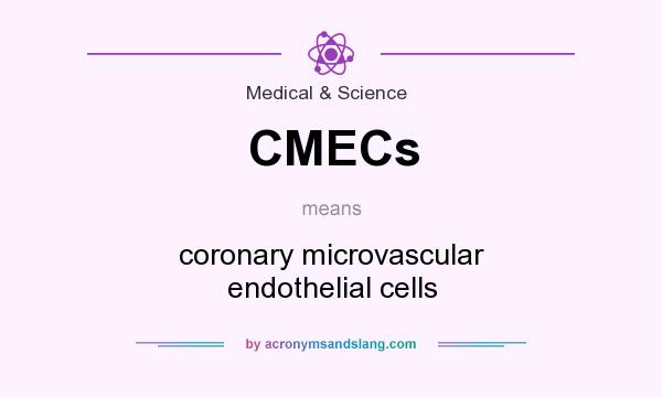 What does CMECs mean? It stands for coronary microvascular endothelial cells