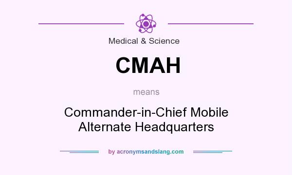 What does CMAH mean? It stands for Commander-in-Chief Mobile Alternate Headquarters
