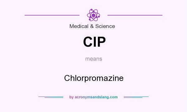 What does ClP mean? It stands for Chlorpromazine