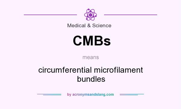 What does CMBs mean? It stands for circumferential microfilament bundles