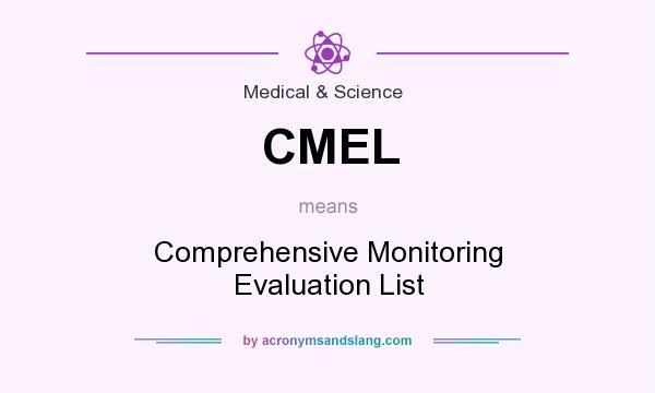 What does CMEL mean? It stands for Comprehensive Monitoring Evaluation List