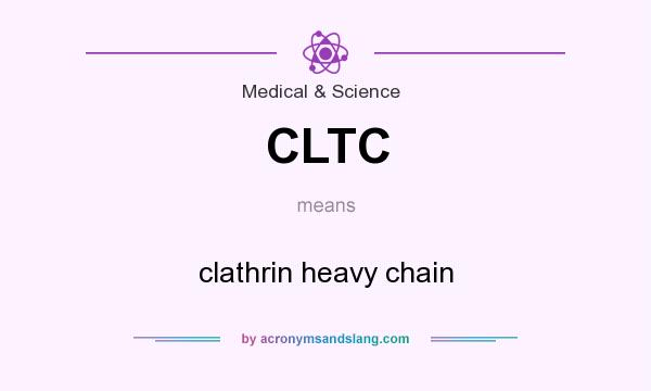 What does CLTC mean? It stands for clathrin heavy chain
