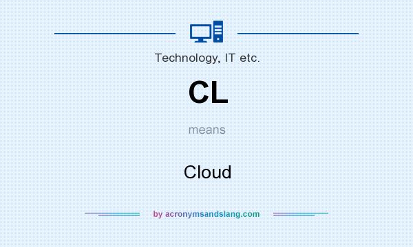 What does CL mean? It stands for Cloud