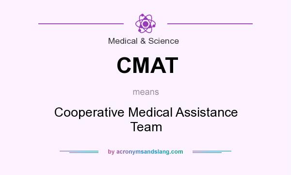 What does CMAT mean? It stands for Cooperative Medical Assistance Team