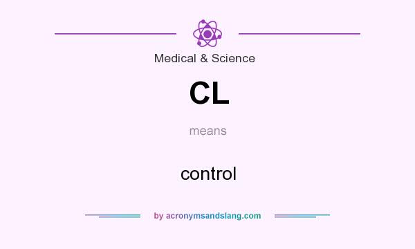 What does CL mean? It stands for control