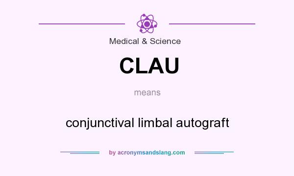 What does CLAU mean? It stands for conjunctival limbal autograft
