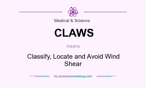 What does CLAWS mean? It stands for Classify, Locate and Avoid Wind Shear