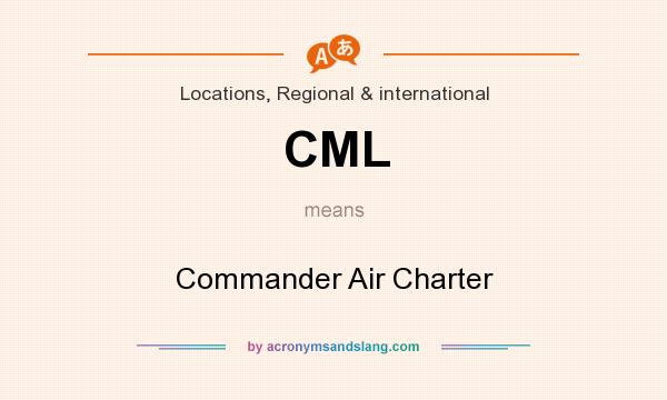 What does CML mean? It stands for Commander Air Charter