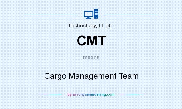 What does CMT mean? It stands for Cargo Management Team