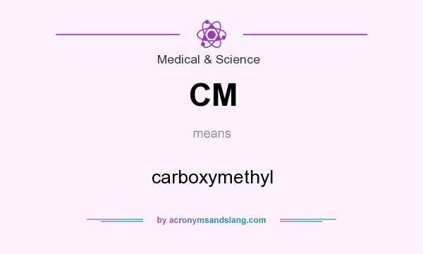 What does CM mean? It stands for carboxymethyl