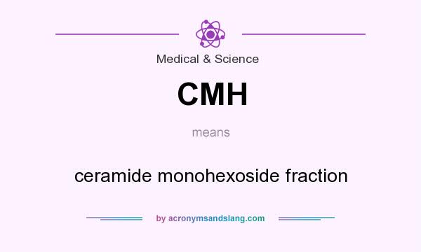 What does CMH mean? It stands for ceramide monohexoside fraction