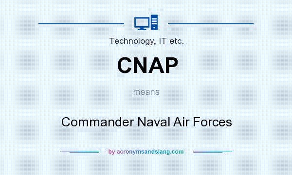 What does CNAP mean? It stands for Commander Naval Air Forces