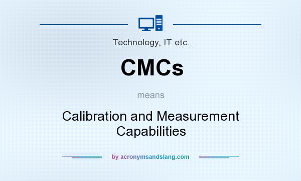 What does CMCs mean? It stands for Calibration and Measurement Capabilities