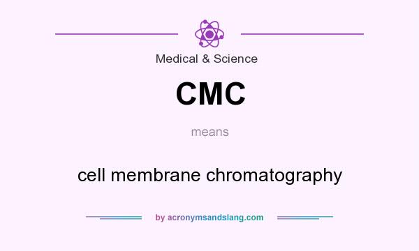 What does CMC mean? It stands for cell membrane chromatography