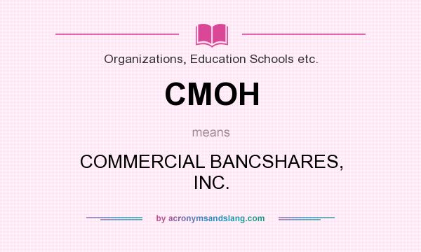 What does CMOH mean? It stands for COMMERCIAL BANCSHARES, INC.