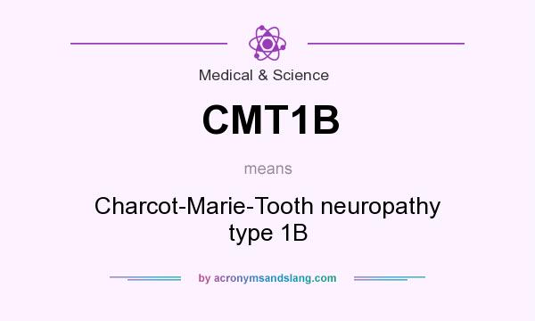 What does CMT1B mean? It stands for Charcot-Marie-Tooth neuropathy type 1B