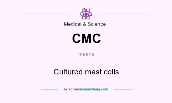 What does CMC mean? It stands for Cultured mast cells