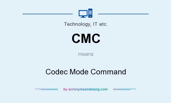 What does CMC mean? It stands for Codec Mode Command
