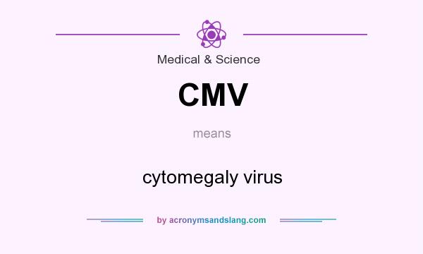 What does CMV mean? It stands for cytomegaly virus