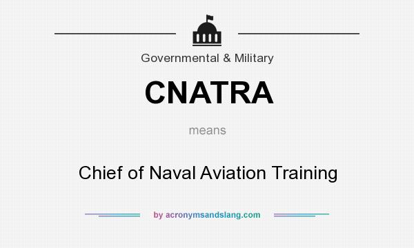 What does CNATRA mean? It stands for Chief of Naval Aviation Training