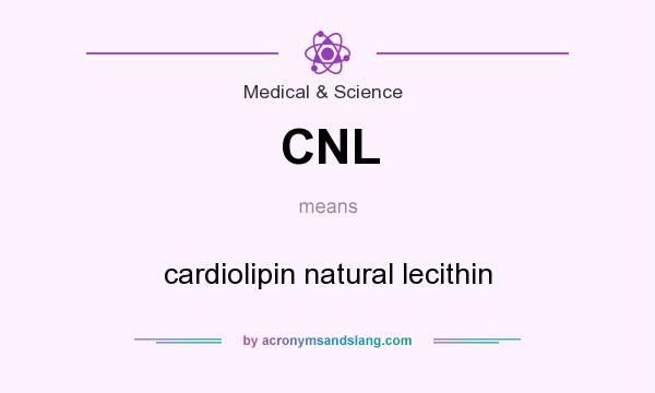 What does CNL mean? It stands for cardiolipin natural lecithin